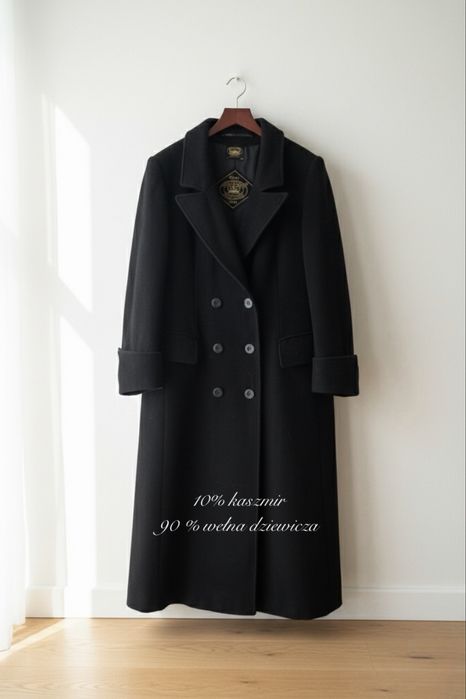 wełniany płaszcz 44