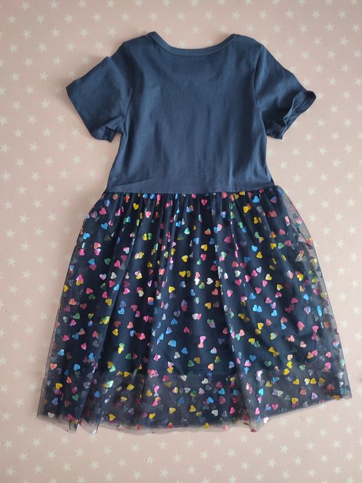 Vestido unicórnio com tule - 6/8 anos