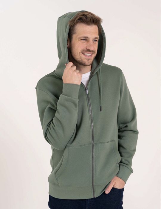 Bluza męska rozpinana z kapturem 3XL