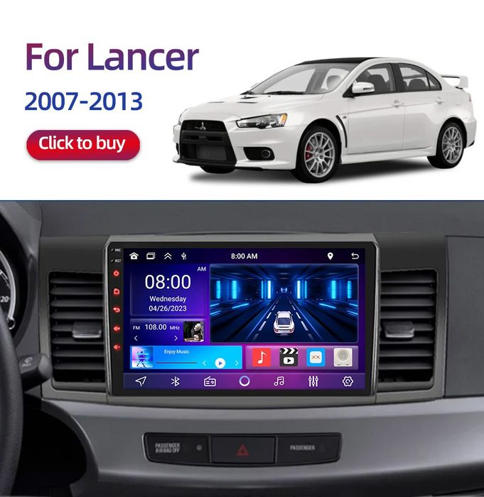 ‼️Магнітола Mitsubishi Lancer 10. 2007 - 2017р
