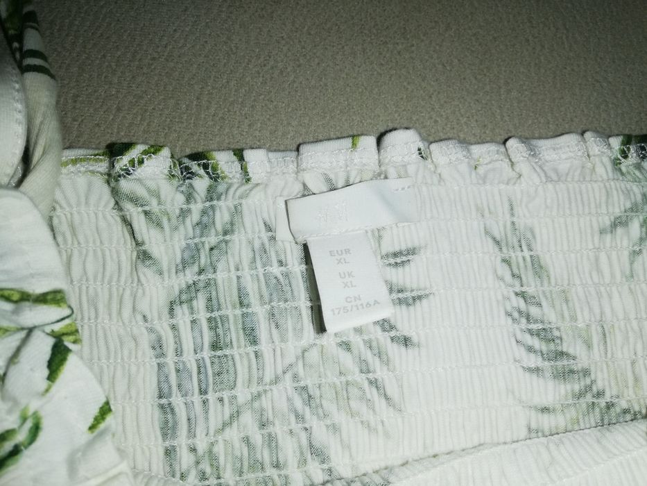 Top verde e branco da H&M