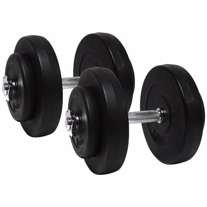 Гантели 2х18 кг (Металлический Гриф)