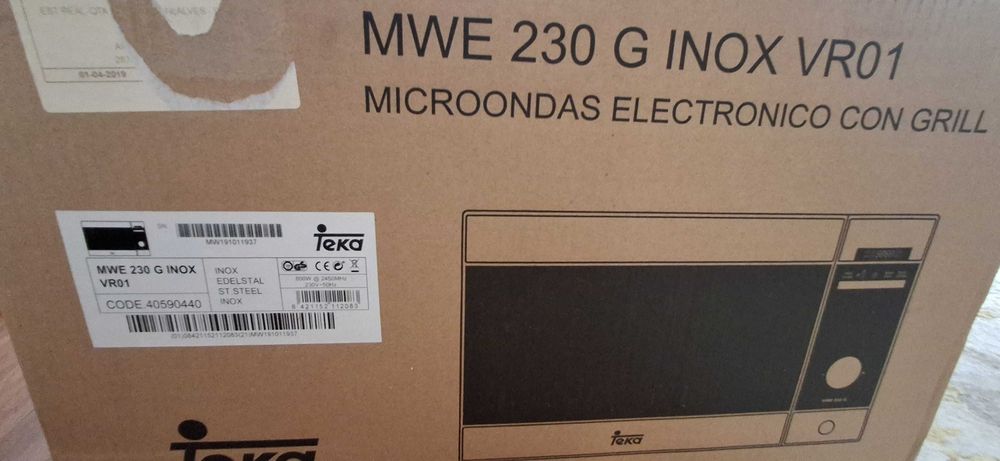 Microondas Teka 230G Inox VR01