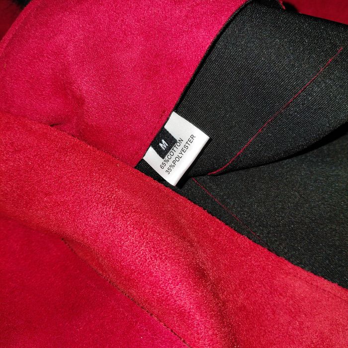Śliczny elegancki Żakiet płaszczyk wdzianko bordowe M