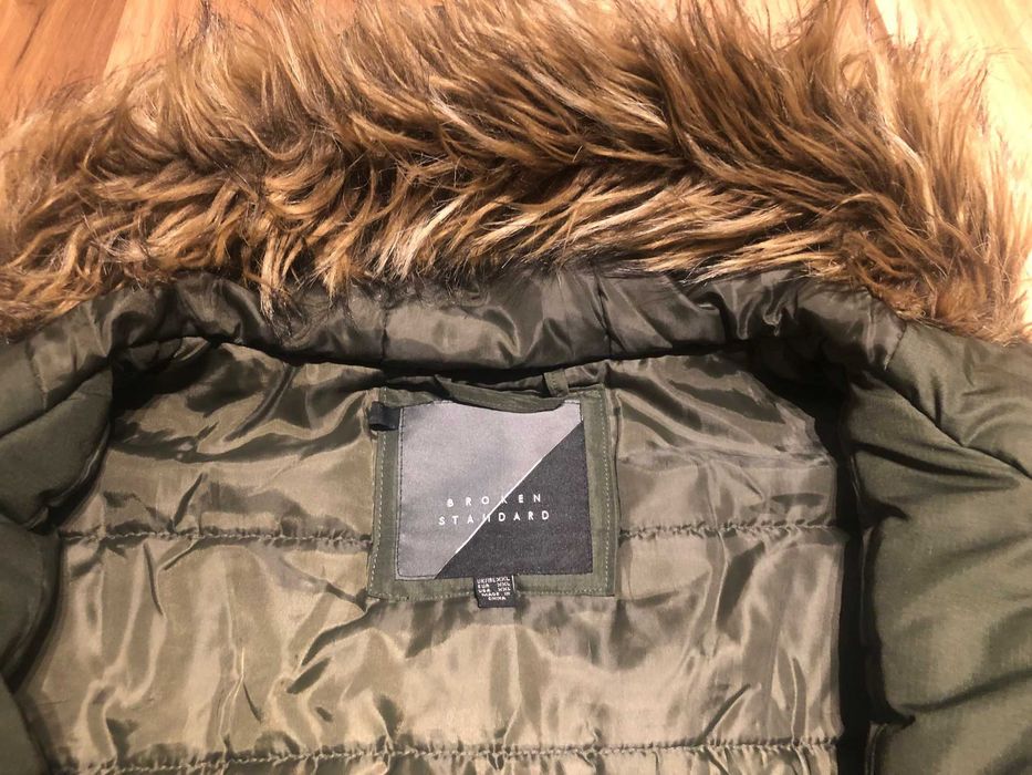 kurtka zimowa parka broken standard xxl zielona