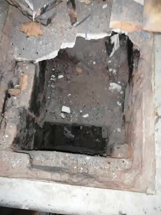 Piec kaflowy przenośny koza