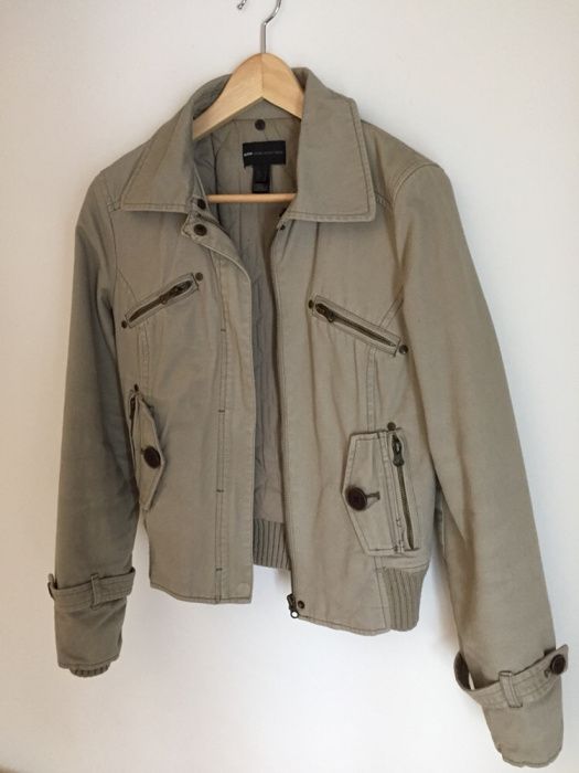 Casaco Acolchoado Cor Neutra e Linda da Mango - Perfeito Estado