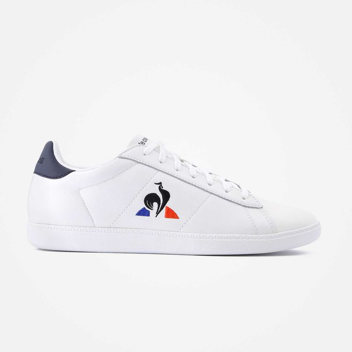 Le coq sportif sneakersy COURTSET  OPTICAL white blue 299 zamiast 369