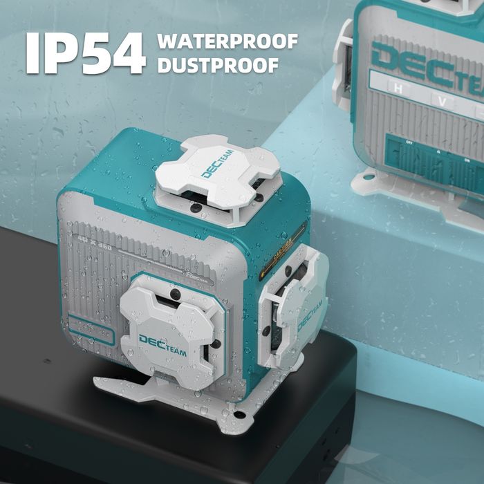 Нівелір  DecTeam 4D M04CG 360° 16 ліній,Лазерний рівень,нівелір,huepar