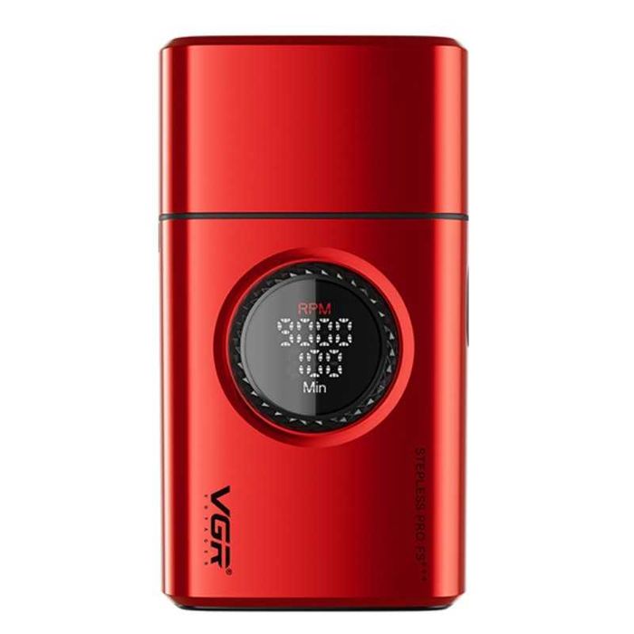 Електробритва VGR V-378 RED шейвер, тример 7000-9000 RPM, LED display
