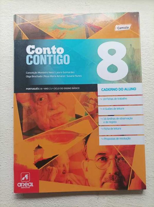 Português. Conto contigo 8o ano, caderno de atividades.