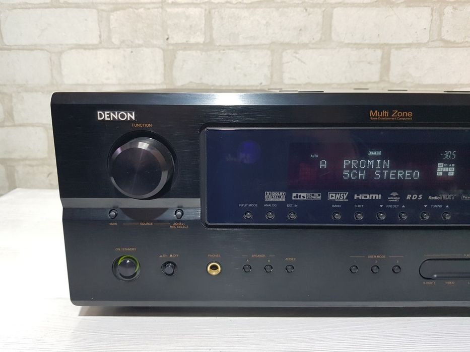 Пульт! 7.1 AV ресивер  Denon AVR-2307, 7х135Вт,HDMI  б/у з Німеччини