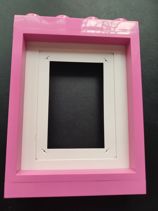 Фоторамка Lego  рожева