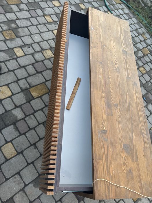 Тумба під телевізор ручної роботи лофт рейки