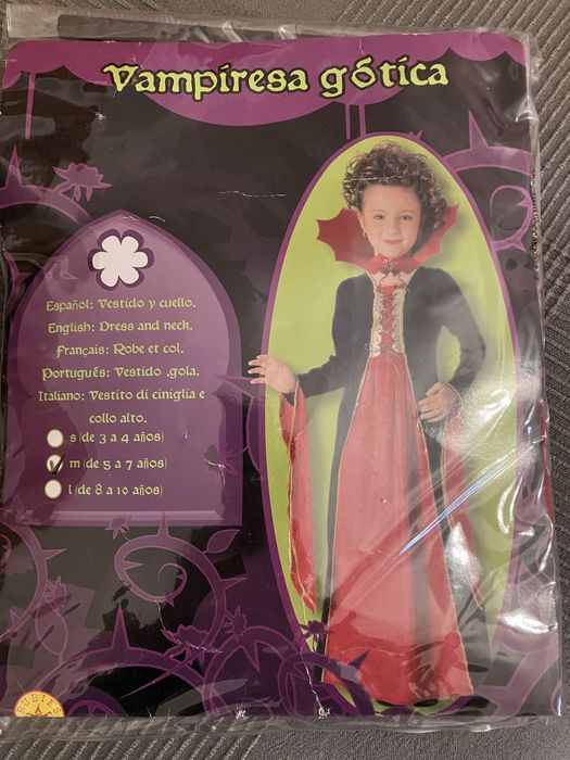 Disfarce Crianca Vampira Gotica