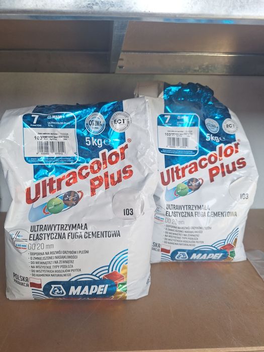 Fuga mapei cementowy biały 5 kg