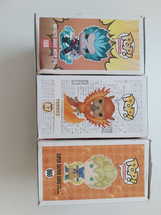 Funko Pop, Harry Potter, Dragon Ball, My Hero Academia