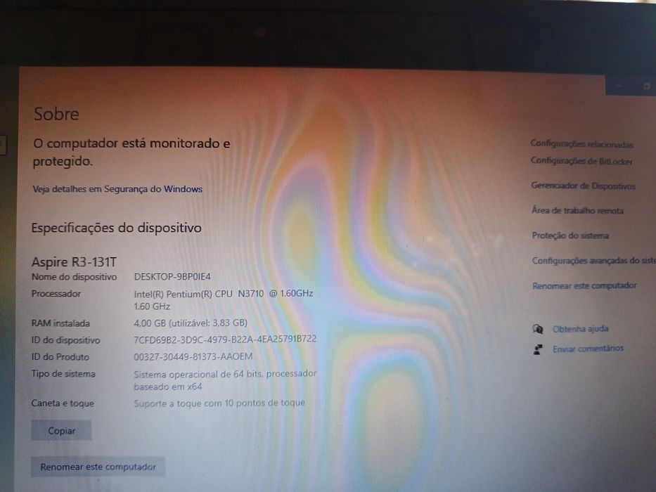 Notebook Asus 2 em 1