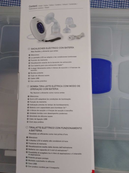 Bomba extratora Nuk nature sense