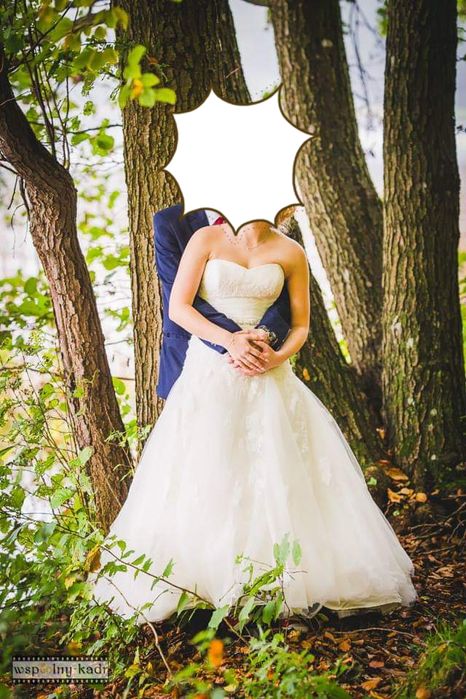 SUKNIA ślubna r. 36-38