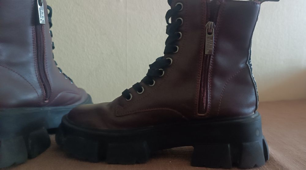 Workery Steve Madden skóra naturalna