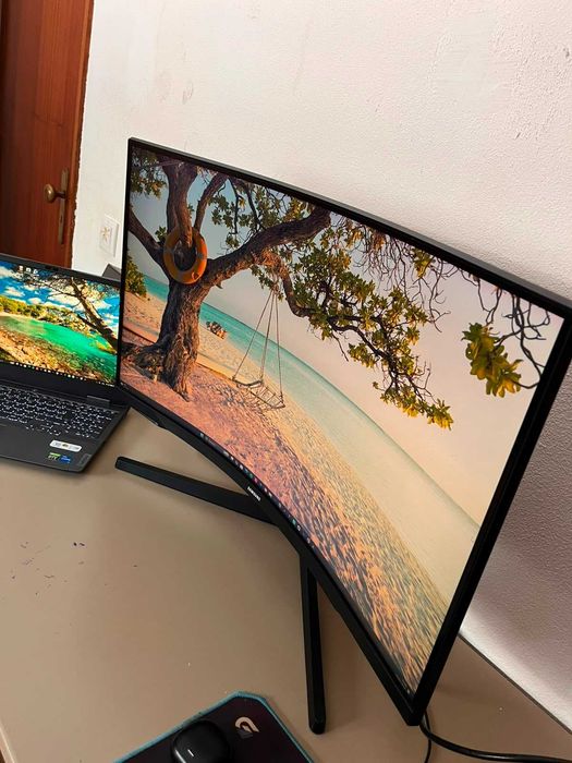 Samsung Odyssey G5 32" Curvo WQHD 144Hz - Caixa Original / Venda rápida