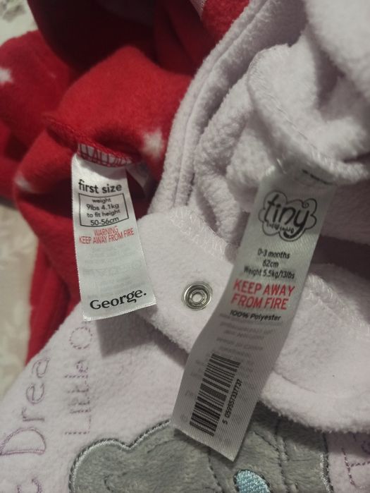 Человечки флис 0-3 56 62