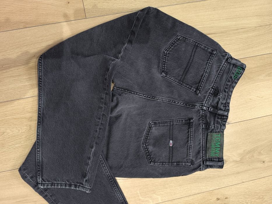 Vintage Tommy Jeans High Rise Tapered 90s Green Label Rare mom jeans