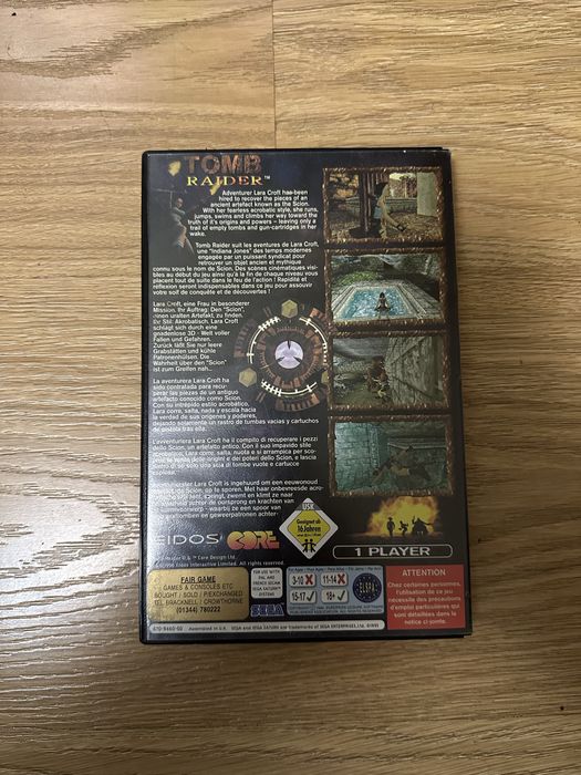 Tomb Raider Sega Saturn
