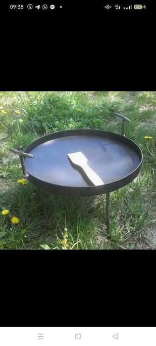 Сковорода з диска 50 см, 40см, 60см.  Диск на вогонь на довгих ніжках