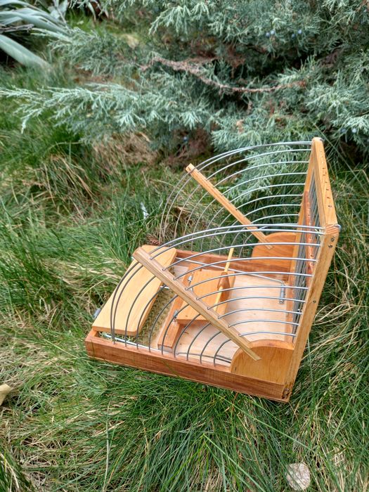 Клетки и западки, ловушки, хлопунчики из натурального дерева