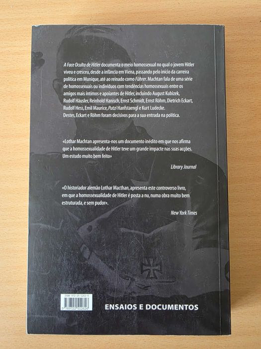 Livro "A Face Oculta de Hitler" de Lothar Machtan