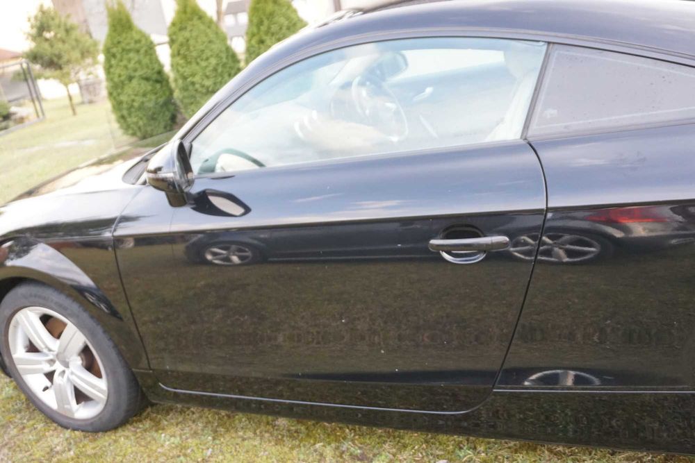 Audi TT 8J Coupe Cabrio Kabrio drzwi Lewe kompletne lusterko czarne