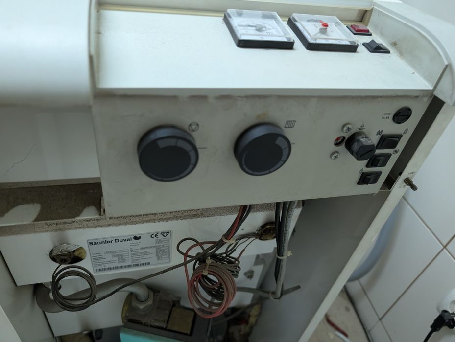 Piec Saunier duval sd 30 klo z 2004 używany szczecin