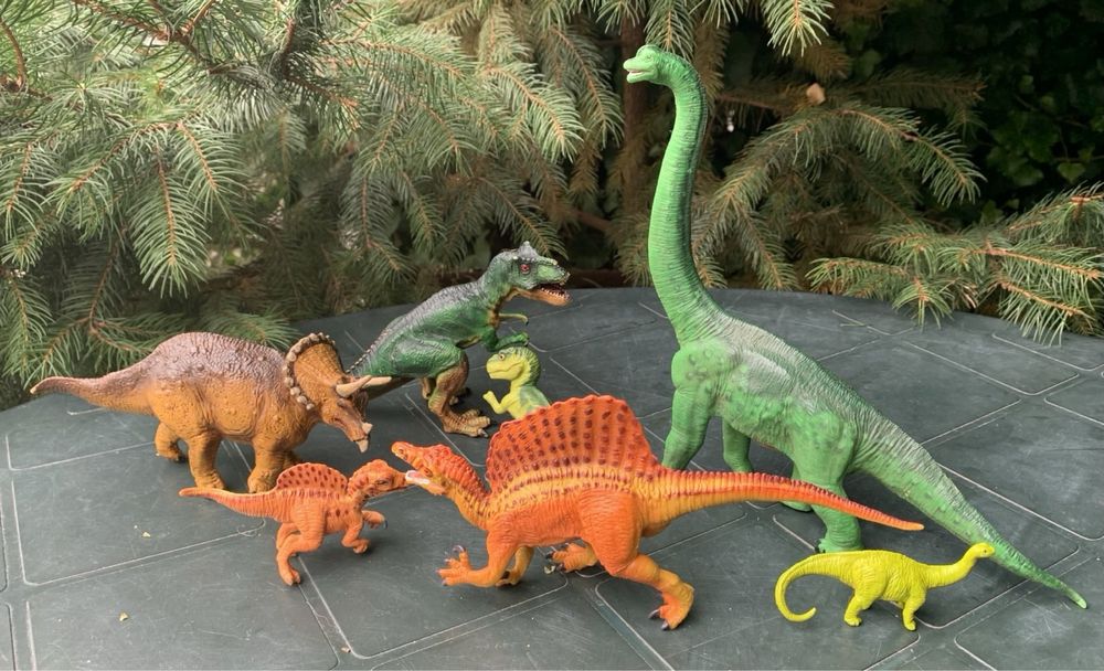 Фигурки Schleich динозавр, морские ,дикие и домашнии животные