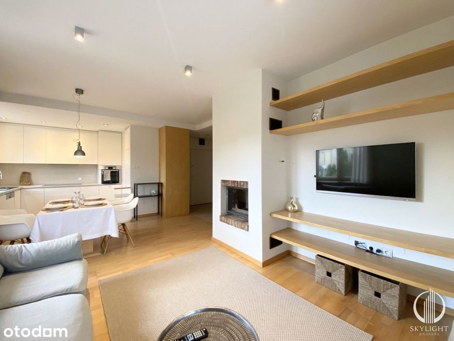 Przestronne 3 pokoje 70 m² z kominkiem | Wawer