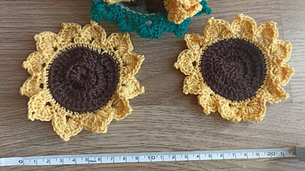 Vaso decorativo em crochet