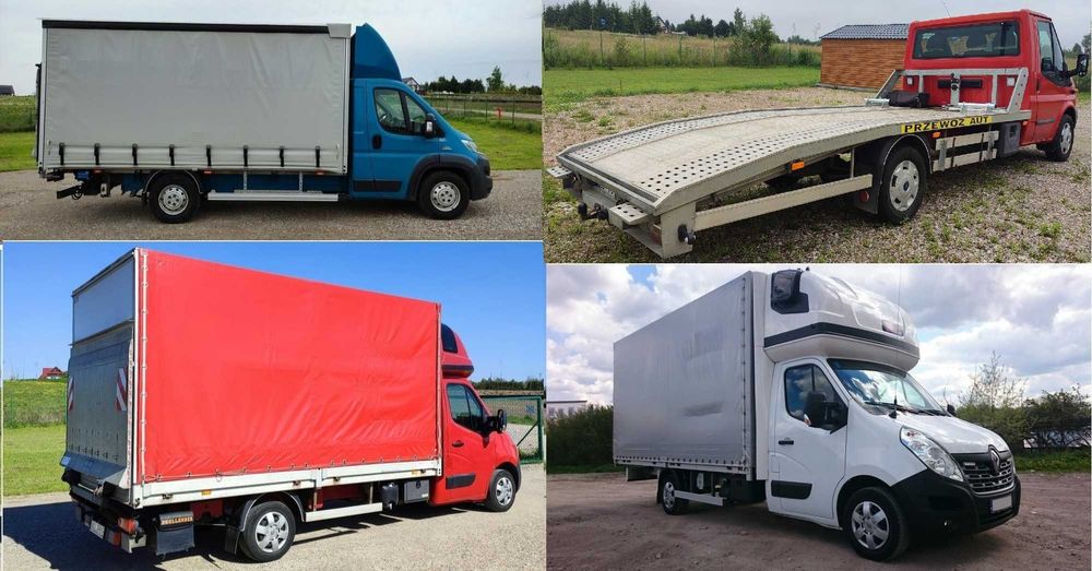 Wypożyczalnia, wynajem: laweta / bus / dostawcze / winda / plandeka