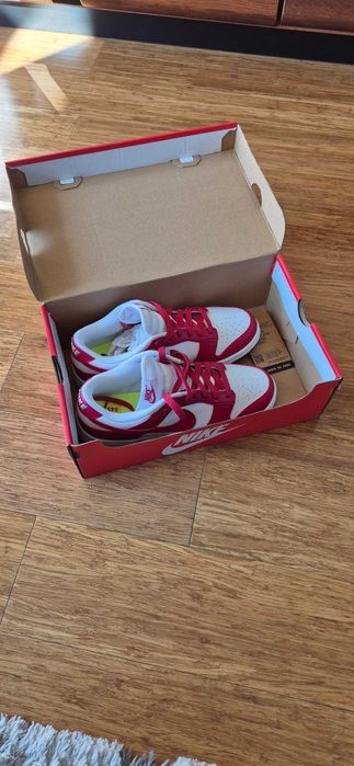 Buty NIKE biało-czerwone