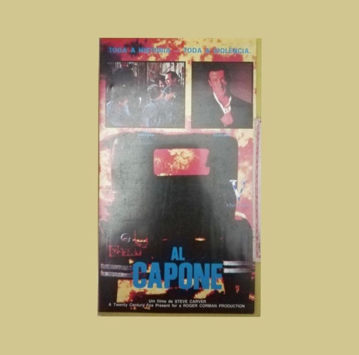 Filme "Capone", em formato VHS original, 1975