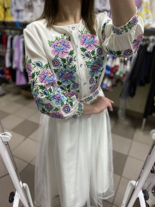 Сукня жіноча , сукня вишиванка , весільна сукня Сукня на випуск 46.48