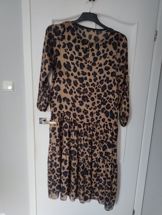 sukienka XXL panterka