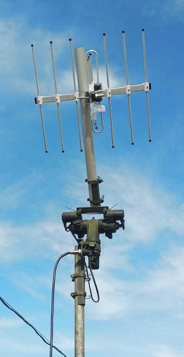 Поворотний механізм для антени с обертання по горизонталі і вертикалі.-ППГВ-3