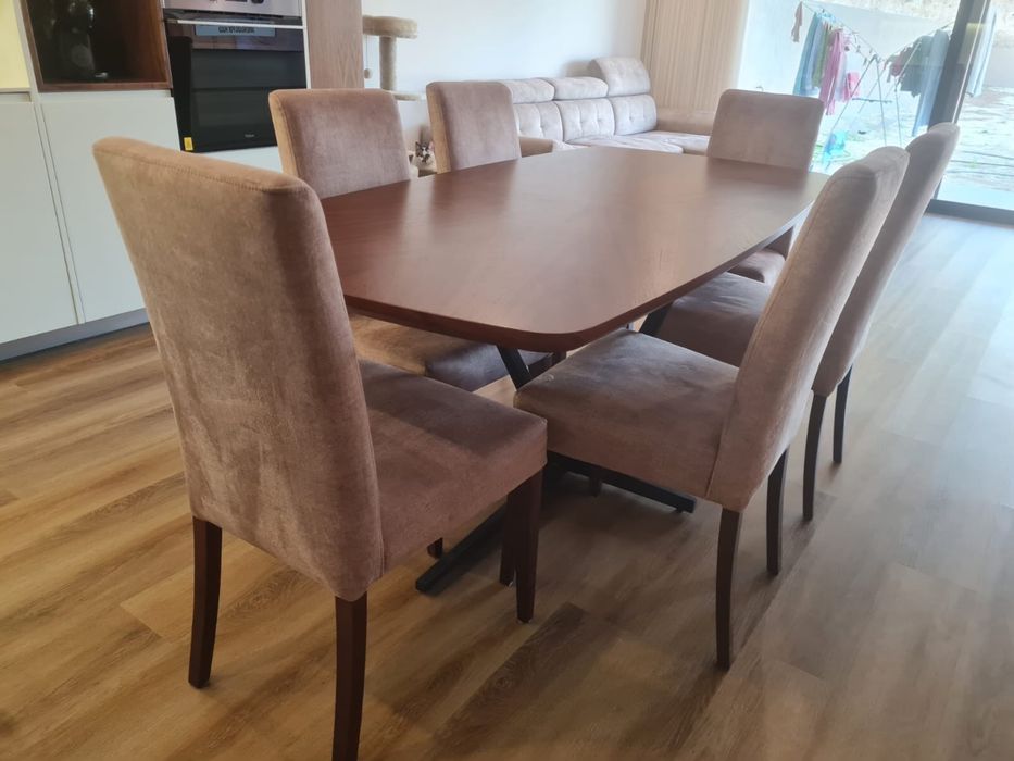 Mesa jantar nogueira