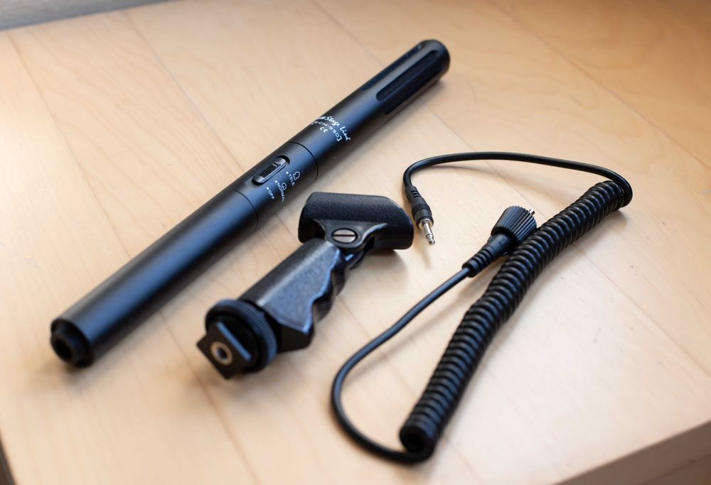 Mikrofon Kierunkowy Stan Idealny Zestaw