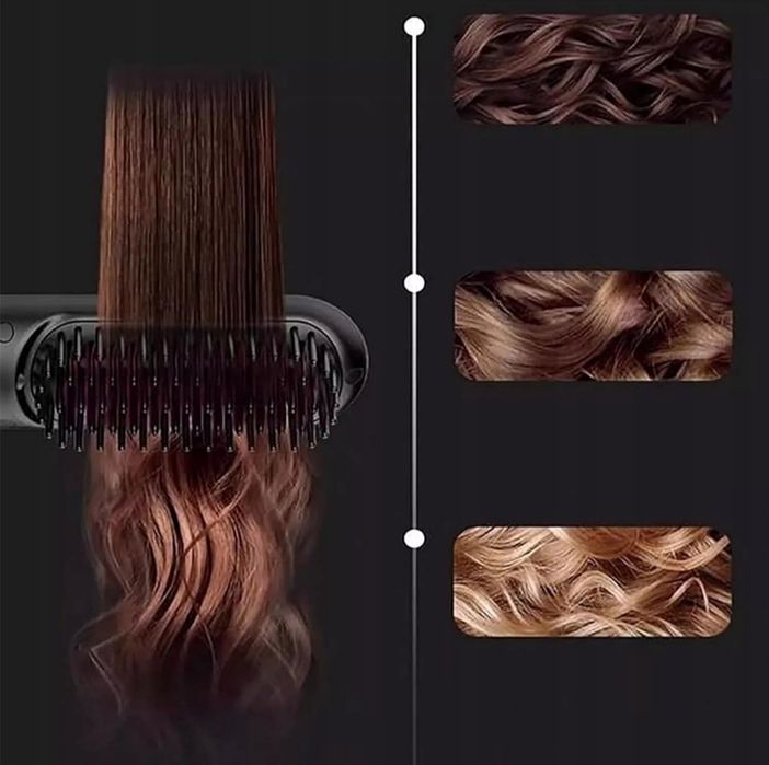 Prostownica do włosów LCD 160 -200 C  ceramiczna