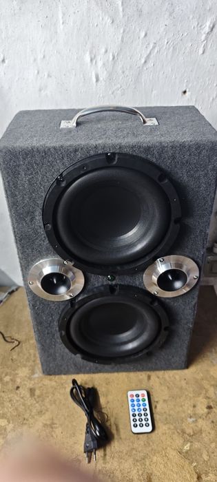 Caixa de som bluetooth karaoke etc, NOVO