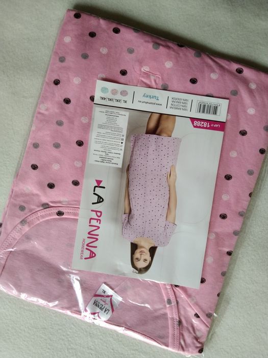 XL koszula ciążowa piżama damska do porodu szpitala karmienia La penna