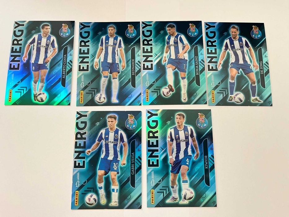 Lote de 6 Cartas especiais Energy - FCP da coleção Idolos 2025-26