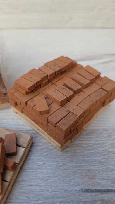 Міні цеглини для виготовлення мініатюр та діорам